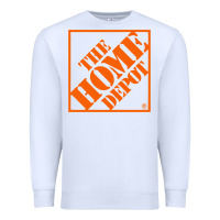 White HOMEDEPOT Premium Sweatshirt - ArtChic