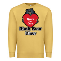 Antique Gold resto, black bear diner Premium Sweatshirt - ArtChic