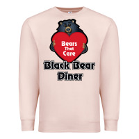 Pale Pink resto, black bear diner Premium Sweatshirt - ArtChic