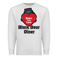 Oatmeal Heather resto, black bear diner Premium Sweatshirt - ArtChic