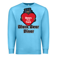 Ocean Blue resto, black bear diner Premium Sweatshirt - ArtChic