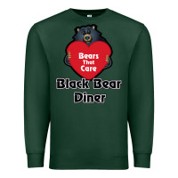 Sports Green resto, black bear diner Premium Sweatshirt - ArtChic