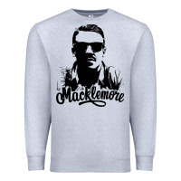 Heather Grey macklemore portrait Premium Sweatshirt - ArtChic