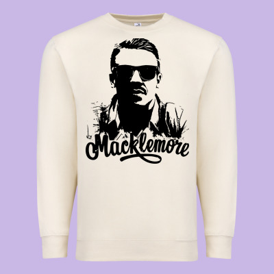 Macklemore Portrait Premium Sweatshirt Designed By Artchic