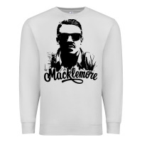 Dove Grey macklemore portrait Premium Sweatshirt - ArtChic