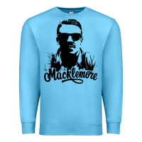 Ocean Blue macklemore portrait Premium Sweatshirt - ArtChic