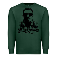 Sports Green macklemore portrait Premium Sweatshirt - ArtChic