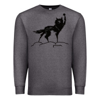 Charcoal Heather fantastic mr fox wolf Premium Sweatshirt - ArtChic
