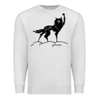 Oatmeal Heather fantastic mr fox wolf Premium Sweatshirt - ArtChic