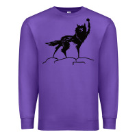 Purple fantastic mr fox wolf Premium Sweatshirt - ArtChic
