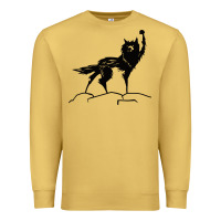 Antique Gold fantastic mr fox wolf Premium Sweatshirt - ArtChic