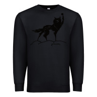 Black fantastic mr fox wolf Premium Sweatshirt - ArtChic