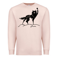 Pale Pink fantastic mr fox wolf Premium Sweatshirt - ArtChic