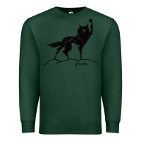 Sports Green fantastic mr fox wolf Premium Sweatshirt - ArtChic