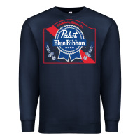 Navy pabst blue ribbon 1 Premium Sweatshirt - ArtChic