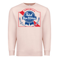 Pale Pink pabst blue ribbon 1 Premium Sweatshirt - ArtChic