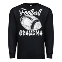 Black football grandma women family matching players mothers day t shirt Premium Sweatshirt - ArtChic
