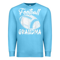 Ocean Blue football grandma women family matching players mothers day t shirt Premium Sweatshirt - ArtChic