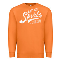 Carrot Yay Go Sports Vintage Funny Sports Premium Sweatshirt - ArtChic