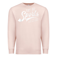 Pale Pink Yay Go Sports Vintage Funny Sports Premium Sweatshirt - ArtChic