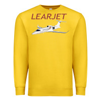 Lemon learjet airplane flying pilot long sleeve t shirt Premium Sweatshirt - ArtChic