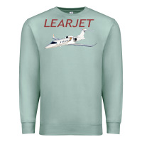 Seafoam learjet airplane flying pilot long sleeve t shirt Premium Sweatshirt - ArtChic