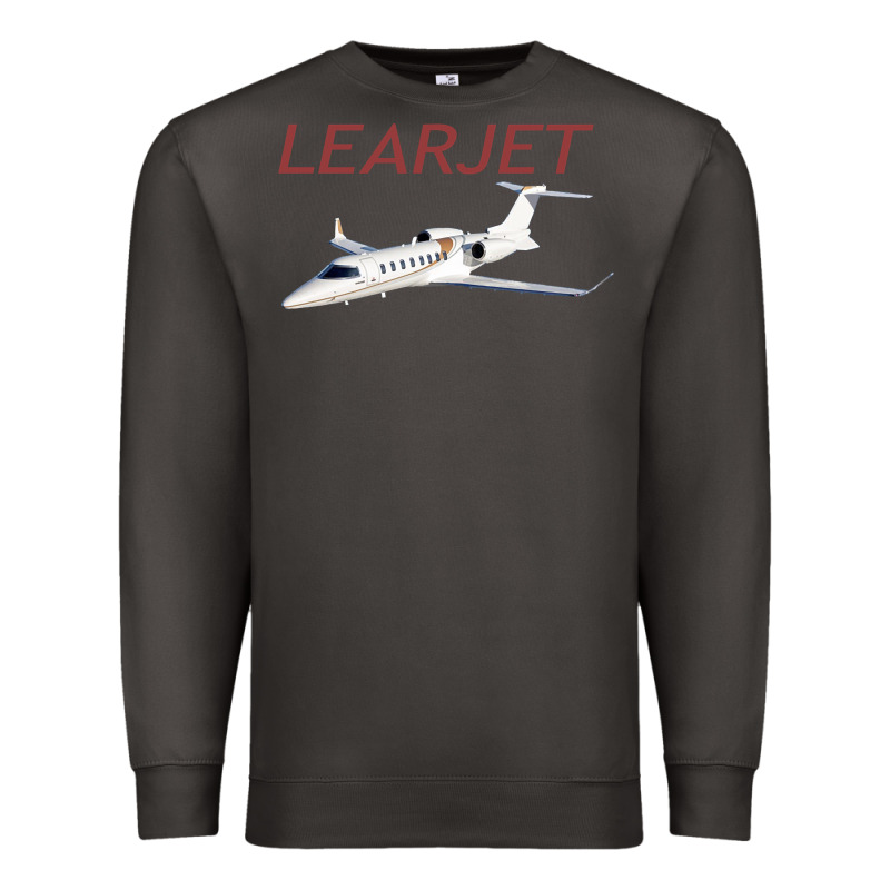 Learjet Airplane Flying Pilot Long Sleeve T Shirt Premium Sweatshirt by ArtChic | Teevron