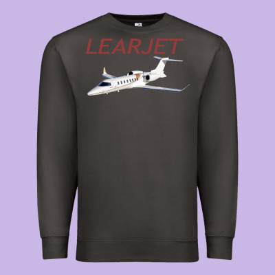 Learjet Airplane Flying Pilot Long Sleeve T Shirt Premium Sweatshirt Designed By Artchic