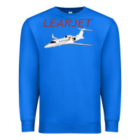 True Royal learjet airplane flying pilot long sleeve t shirt Premium Sweatshirt - ArtChic