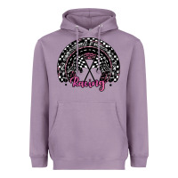 Lavender racing checkered rainbow Heavyweight Hoodie - JahusDesignShop