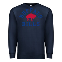 Navy vintage distressed bill Premium Sweatshirt - ArtChic