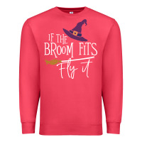 Cardinal if the broom fit fly it Premium Sweatshirt - ArtChic