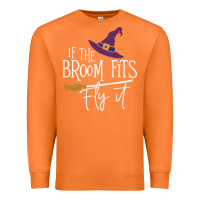 Carrot if the broom fit fly it Premium Sweatshirt - ArtChic