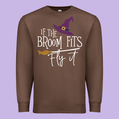 If The Broom Fit Fly It Premium Sweatshirt Designed By Artchic