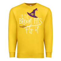 Lemon if the broom fit fly it Premium Sweatshirt - ArtChic