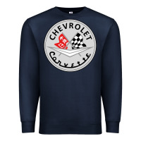 Navy #corvette Premium Sweatshirt - ArtChic