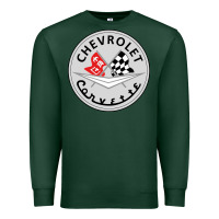 Sports Green #corvette Premium Sweatshirt - ArtChic