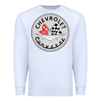 White #corvette Premium Sweatshirt - ArtChic