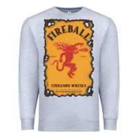 Heather Grey fireball cinnamon whisky Premium Sweatshirt - ArtChic