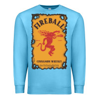 Ocean Blue fireball cinnamon whisky Premium Sweatshirt - ArtChic