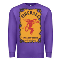 Purple fireball cinnamon whisky Premium Sweatshirt - ArtChic