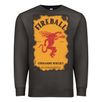 Smoke fireball cinnamon whisky Premium Sweatshirt - ArtChic