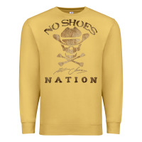 Antique Gold Shoes nation no shoes nation no shoes nation no shoes nation Premium Sweatshirt - ArtChic