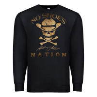 Black Shoes nation no shoes nation no shoes nation no shoes nation Premium Sweatshirt - ArtChic