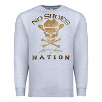 Heather Grey Shoes nation no shoes nation no shoes nation no shoes nation Premium Sweatshirt - ArtChic