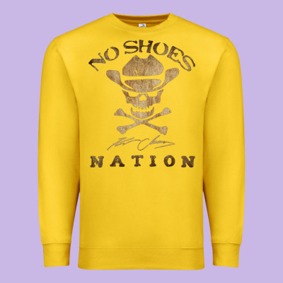 Shoes Nation No Shoes Nation No Shoes Nation No Shoes Nation Premium Sweatshirt Designed By Artchic
