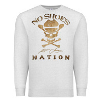 Oatmeal Heather Shoes nation no shoes nation no shoes nation no shoes nation Premium Sweatshirt - ArtChic