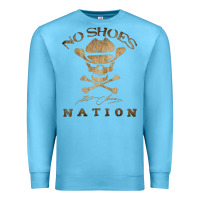 Ocean Blue Shoes nation no shoes nation no shoes nation no shoes nation Premium Sweatshirt - ArtChic