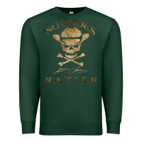 Sports Green Shoes nation no shoes nation no shoes nation no shoes nation Premium Sweatshirt - ArtChic