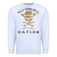 White Shoes nation no shoes nation no shoes nation no shoes nation Premium Sweatshirt - ArtChic